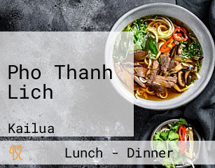 Pho Thanh Lich