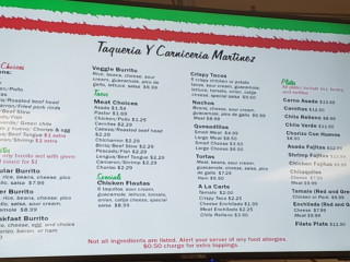 Taqueria Y Carniceria Martinez