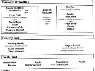 Bill Of Fare