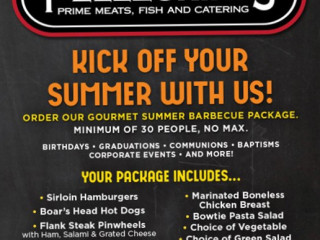 Pellegrini's Prime Meats, Fish Catering