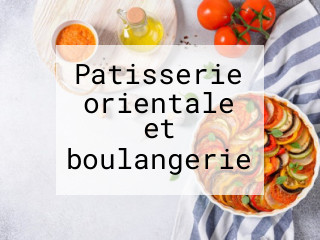 Patisserie orientale et boulangerie