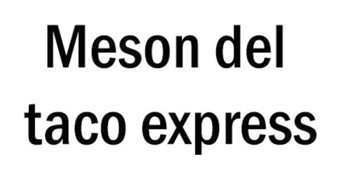 Meson Del Taco Express