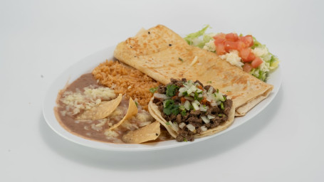 Quesadilla And Taco Combo