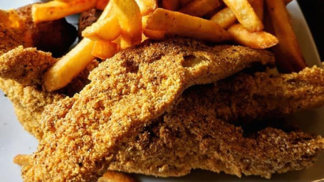 Kid's Fried Catfish Basket