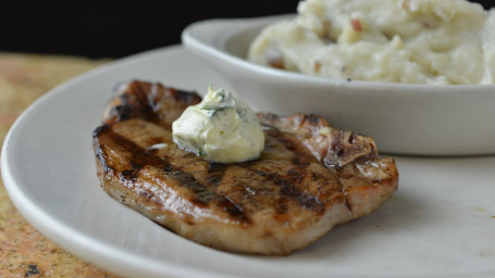 Grilled Pork Chop Mashed Potatoes