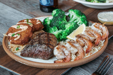 6 Oz. Sirloin Surf Turf Trio