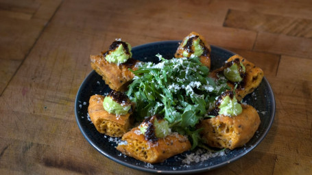 Sesame Avocado Fry Bread