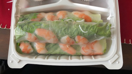 2. Fresh Shrimp Rolls (3)