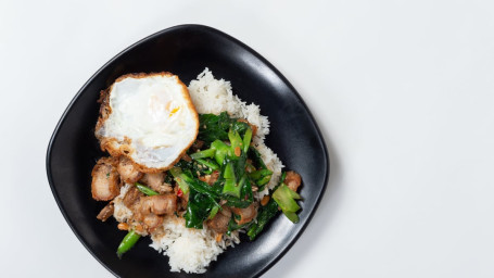 Thai Crispy Pork Stir-Fried With Kai-Lan