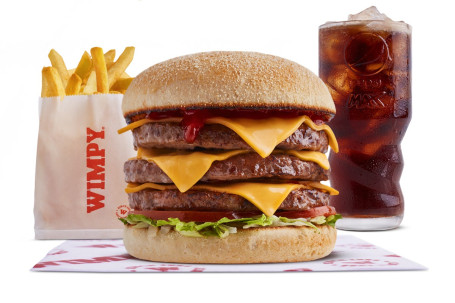 Triple Wimpy Cheeseburger Meal