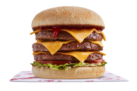 Triple Wimpy Cheeseburger