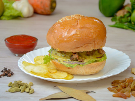 Desi Delight Chicken Burger