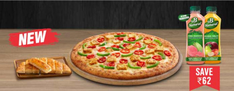 Pizza Juice Partnership Paneer Spl Comb (Masa Pentru 2)