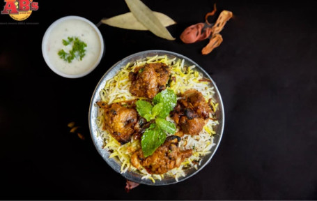 Chicken Biryani Chicken Tikka Bowl (4 Pcs)