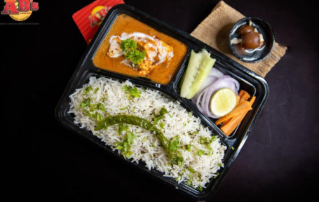 Ab's Egg Curry Jeera Rice Thali