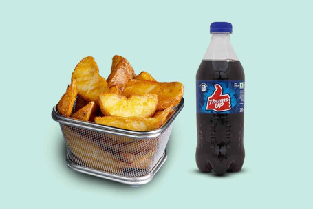 Cartofi Wedges Și Thums Up (De La Faasos)