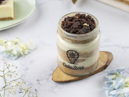 Brownie Cheese Cake Jar