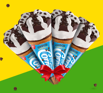 Cornetto Choco Vanilie X 4