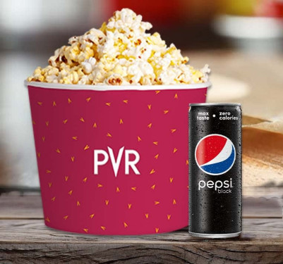 Popcorn Cu Sare Mare Pepsi Neagră