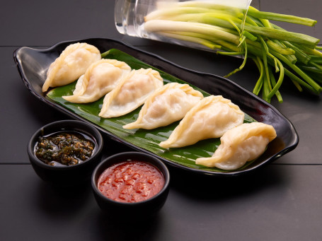 Chicken Chees Steam Momos [6Pieces]