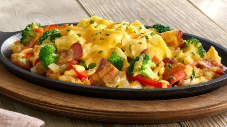 Bacon Broccoli Breakfast Skillet