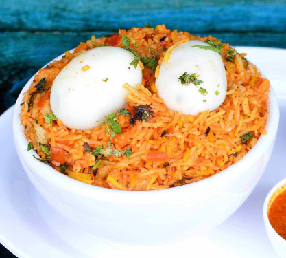 Egg Biryani (1/2 Plate)