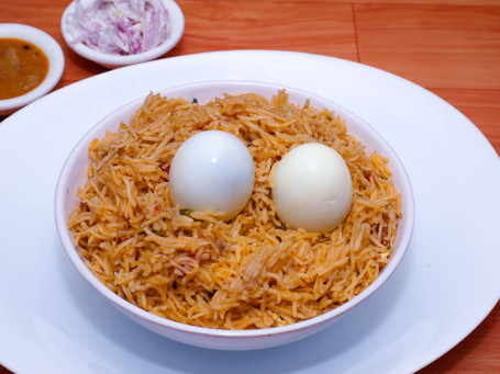 Egg Biryani (Half Plate)