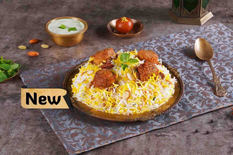 Murgh Kefta Minced Chicken Meatball Biryani, Serves-1)