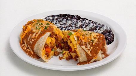 Smothered Chorizo Burrito