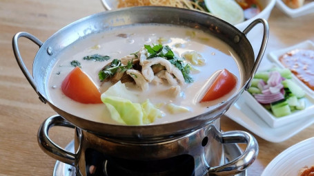 Tom Kha Tofu Pad Eggplant Vegetable With Jasmine Rice