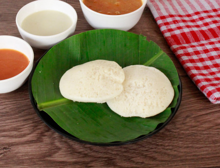 Ghee Sambar Idli (2 Pcs)