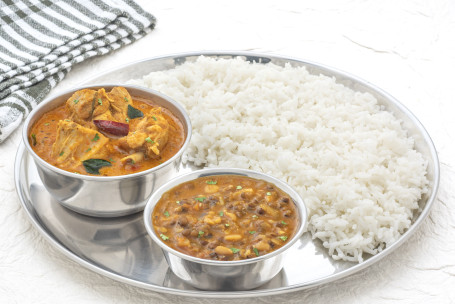 Chicken Karaikudi And Homestyle Amritsari Dal Meal