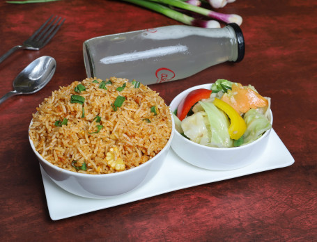 Thai Veg Fried Rice Stir Fried Veg Fresh Juice