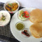 4 Poori With Aalo Vegetable Raita