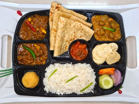 Champaran Chicken Thali