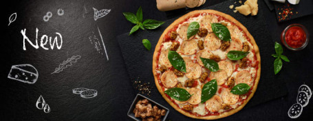 Pizza Gourmet Cu Salam De Pui