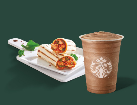 Tall Mocha Frappuccino Cu Murg Kathi Wrap