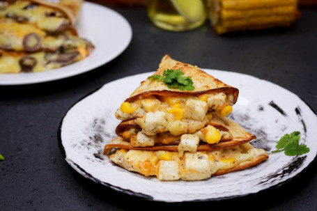 Paneer, Quesadilla Cu Brânză De Porumb Dulce