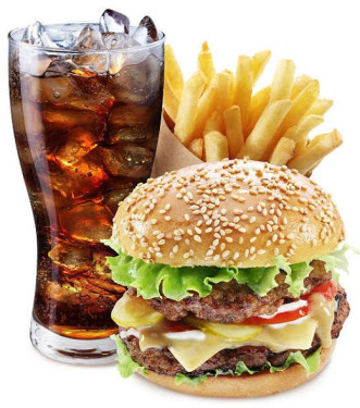 Crispy Chicken Burger Coke (250 Ml Bottles) Fries (Small)