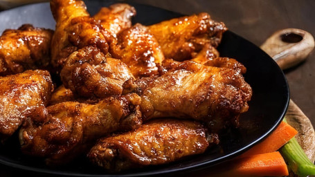 8- Honey And Old Bay Buffalo Wings (Bone-In)