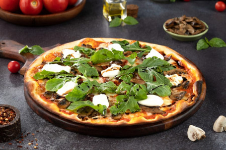 Ny Shiitake Mushroom With Goat Cheese Pizza