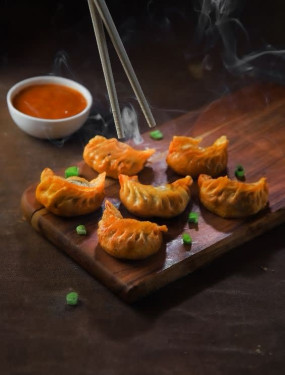 Paneer Fript Tikka Jain Momos (6 Buc)