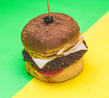 Veg Falafel Cheeseburger