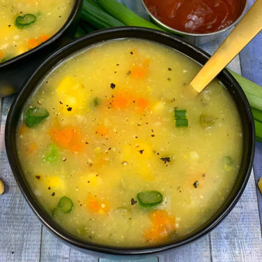 Vegetable Sweet Corn Spicy Soup