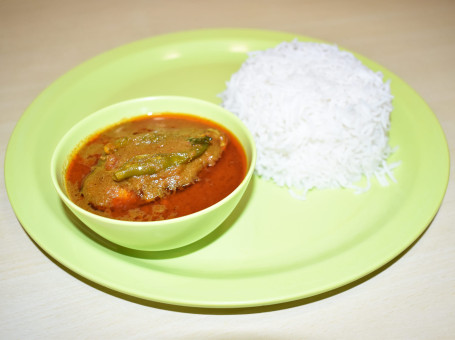 Rice Rohu Fish