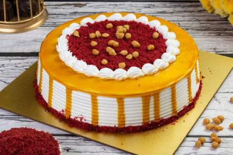 Red Velvet Butterscotch Cake