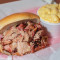 Brisket And Pork Deluxe Sandwich