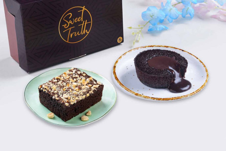 Tort Cu Lavă Brownie Choco Cu Alune