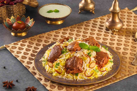 Dum Gosht Bahaar (Biryani Cu 50% Carne De Oaie În Plus, Servește- 1-2)