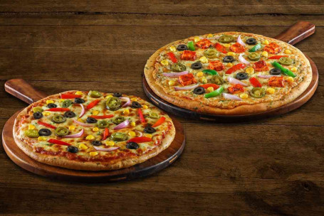 Maharaja Veg Pizza - Mediu Garden Fresh Veggie Pizza - Mediu (Gratuit)